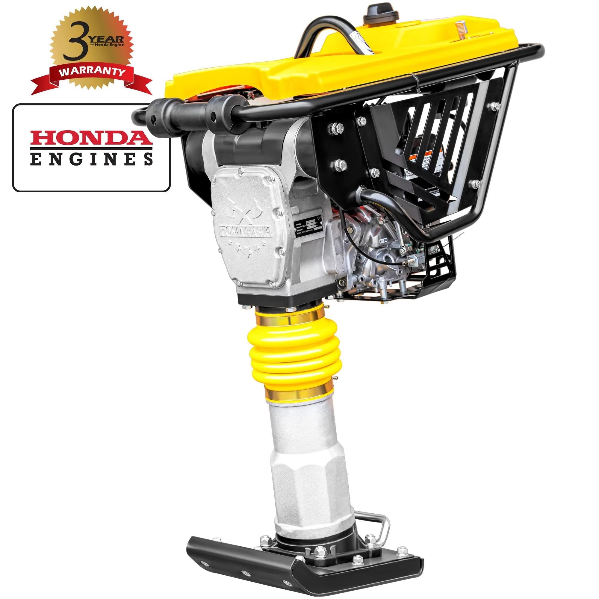 3 HP Honda Vibratory Rammer Tamper with Honda GX100 Engine 3350 lbs/ft