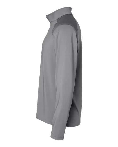 Adidas Shoulder Stripe Quarter-Zip Pullover A520
