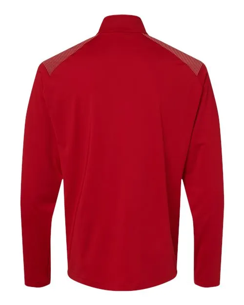 Adidas Shoulder Stripe Quarter-Zip Pullover A520