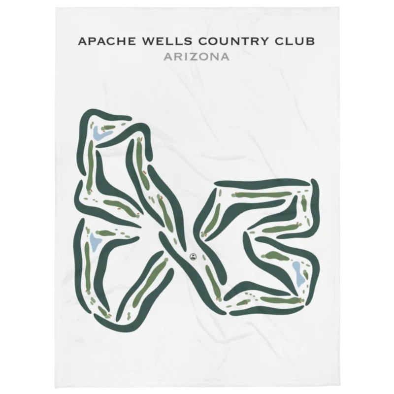 Apache Wells Country Club, Arizona - Printed Golf Courses