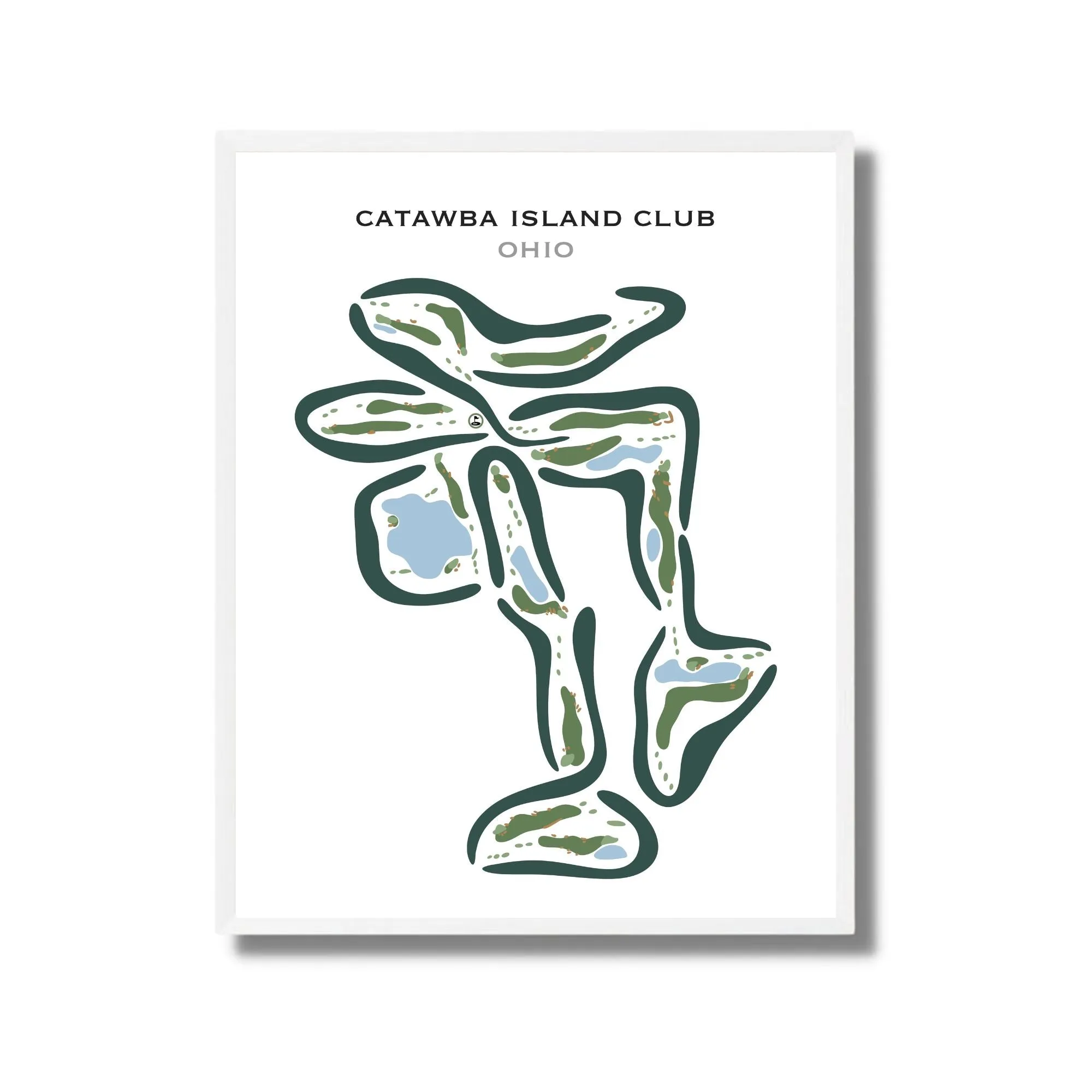 Catawba Island Club, Ohio - Printed Golf Courses