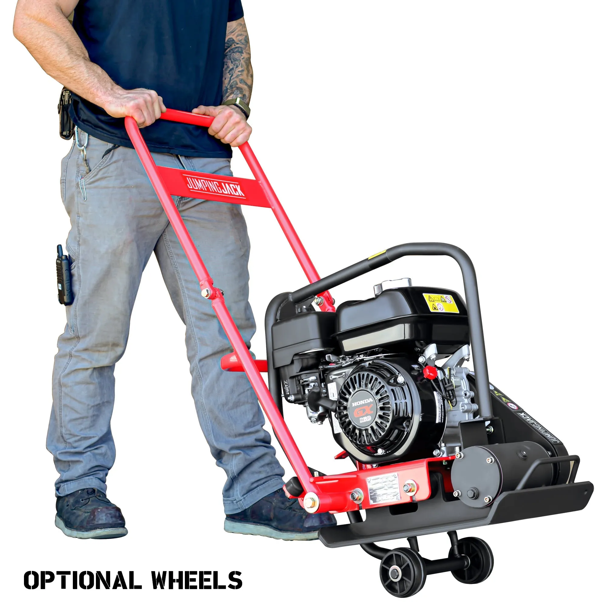 Factory Reconditioned 5.5 HP Honda Vibratory Plate Compactor for Soil Compaction Tamper