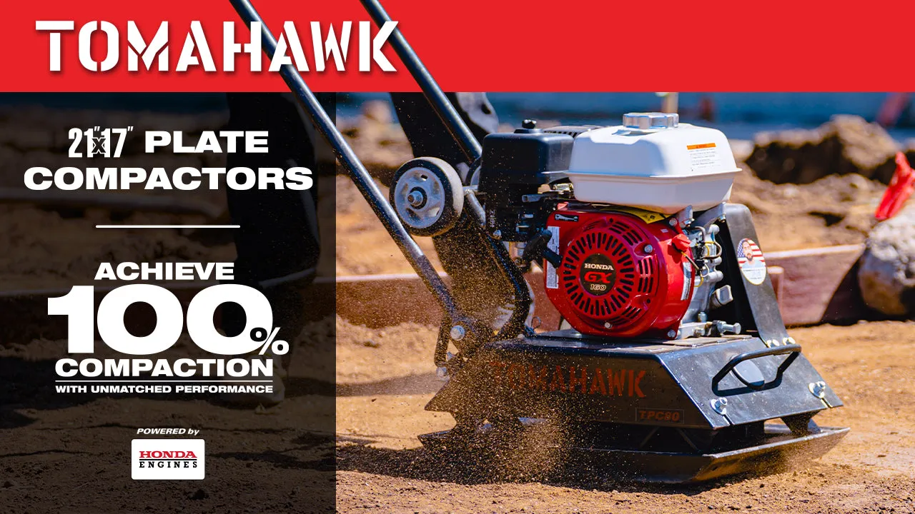 Factory Reconditioned 5.5HP Honda Powered Gas Plate Compactor Tamper for Asphalt, Soil Compaction