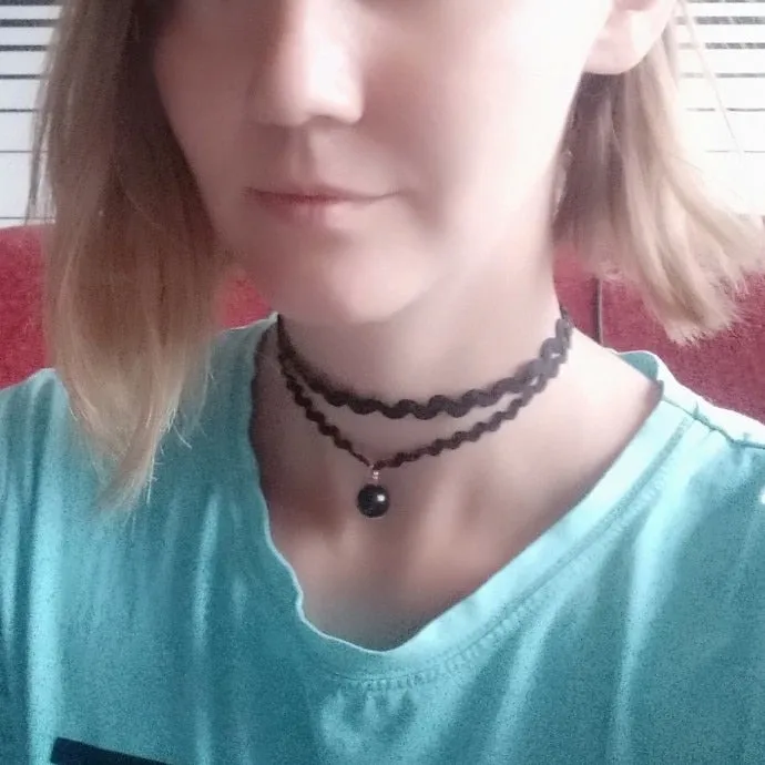 Funki Buys | Necklaces | Women's Black Leather Velvet Chokers