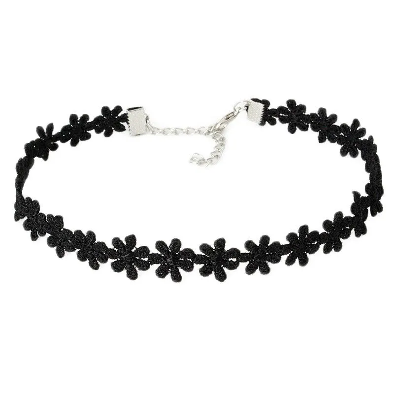 Funki Buys | Necklaces | Women's Black Leather Velvet Chokers