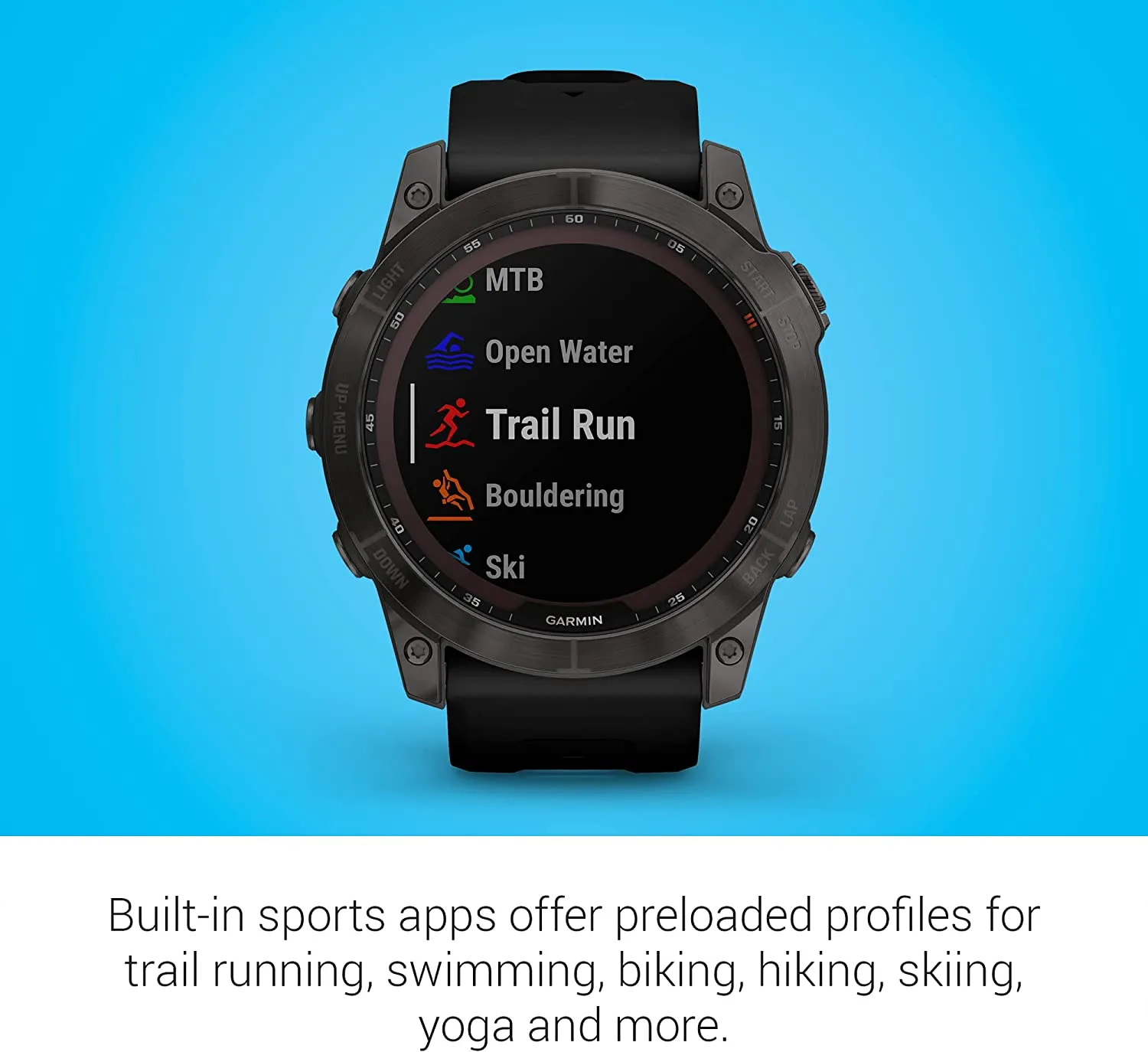 Garmin Fenix 7X Sapphire Solar Edition Smart Watch, Large 51 MM Smartwatch