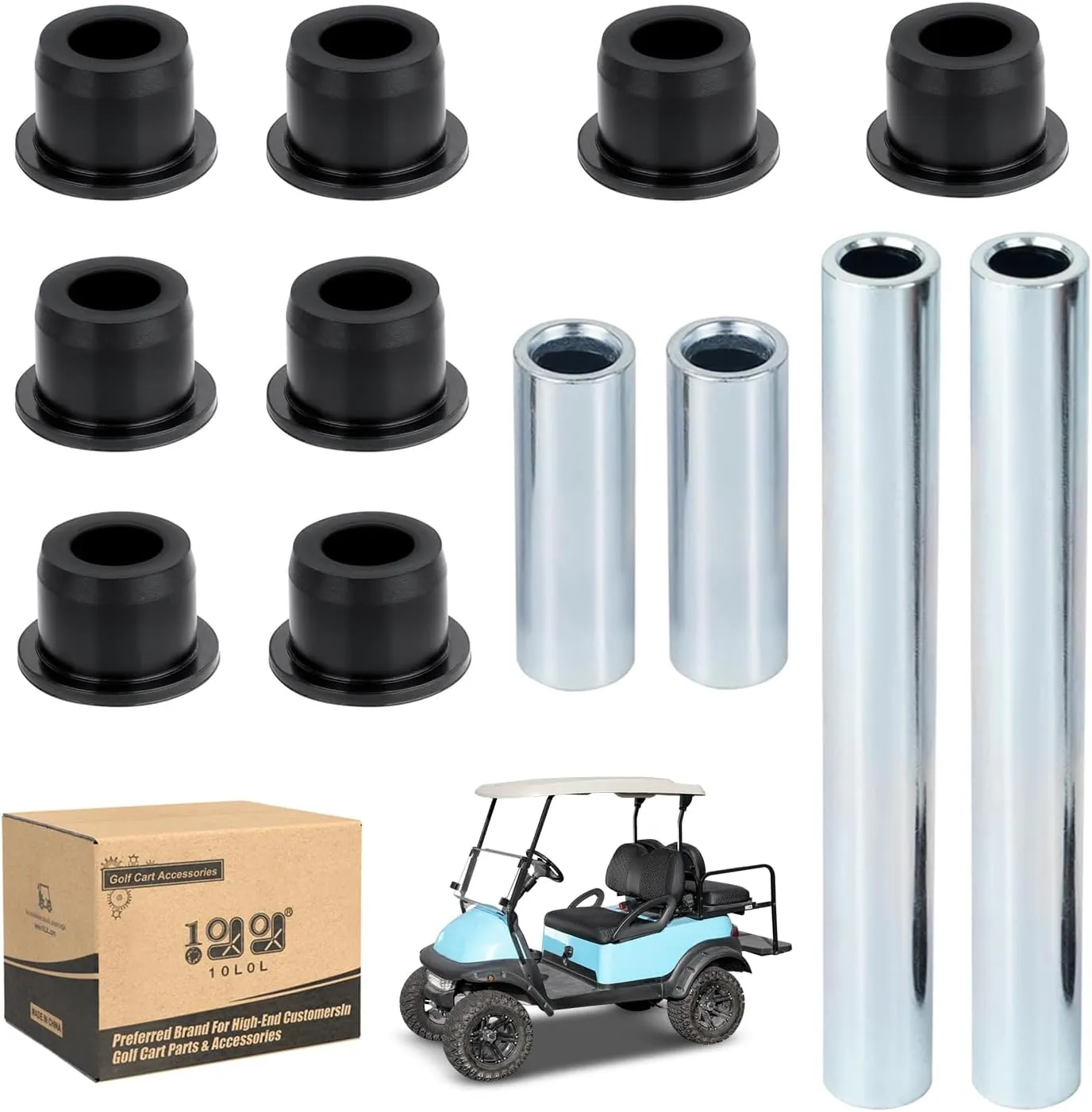 Golf Cart Control Arm Bushing Kit for Club Car Precedent - 10L0L