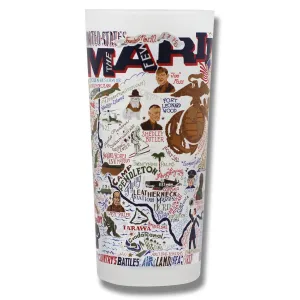 Marines Drinking Glass