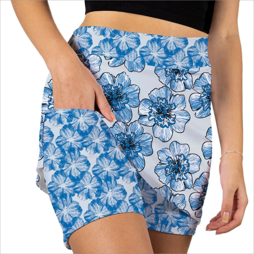 OPIUM FLORAL PRINT SKORT