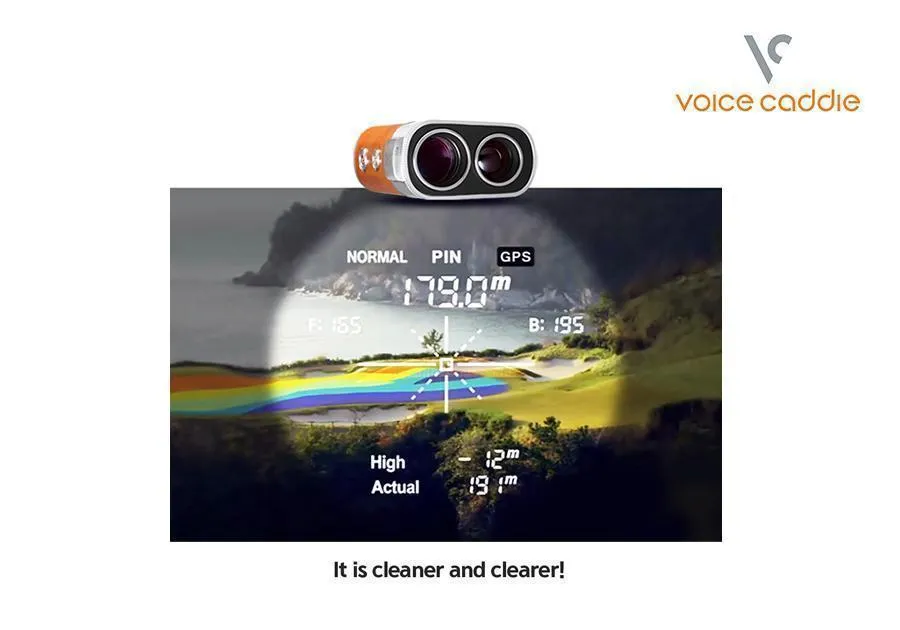 Voice Caddie SL1 Active Golf Hybrid GPS/Laser Rangefinder