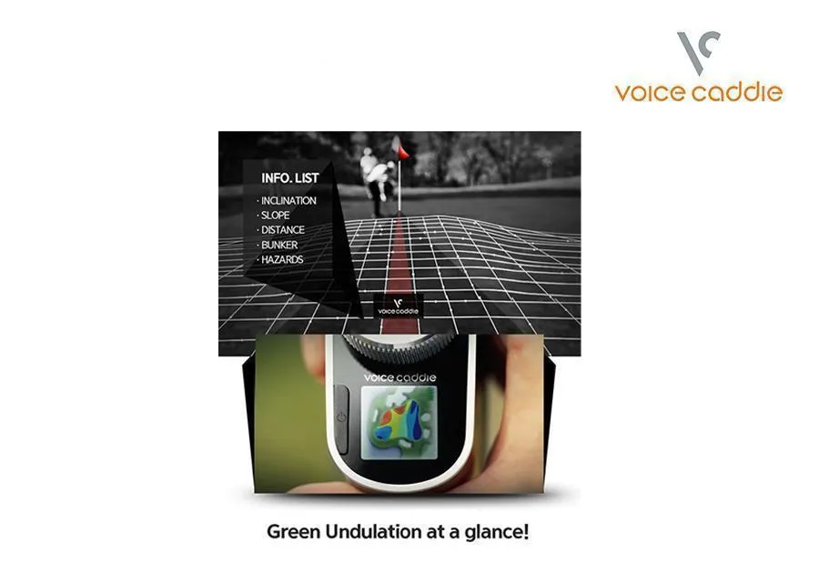 Voice Caddie SL1 Active Golf Hybrid GPS/Laser Rangefinder