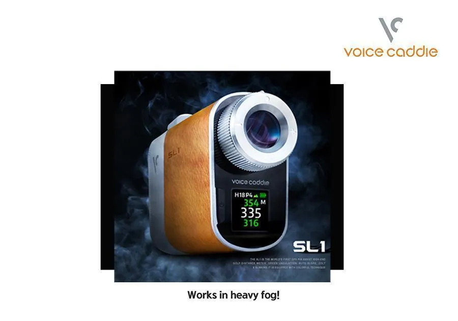 Voice Caddie SL1 Active Golf Hybrid GPS/Laser Rangefinder